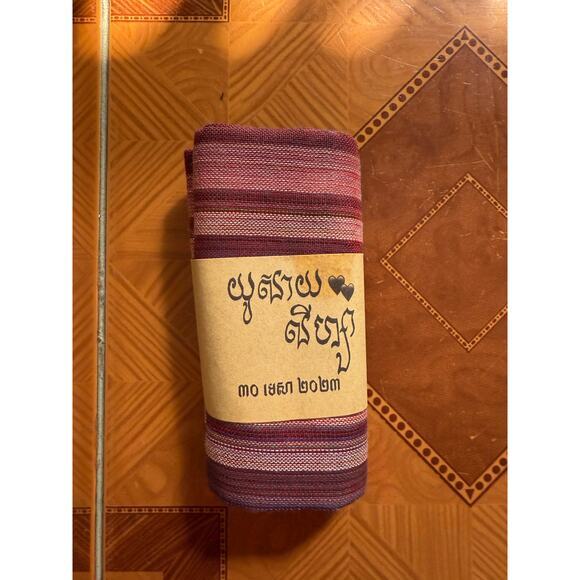 4pcs Artisan Womens Scarf Beautifully‎ Handmade in Cambodia - Picture 2 of 5